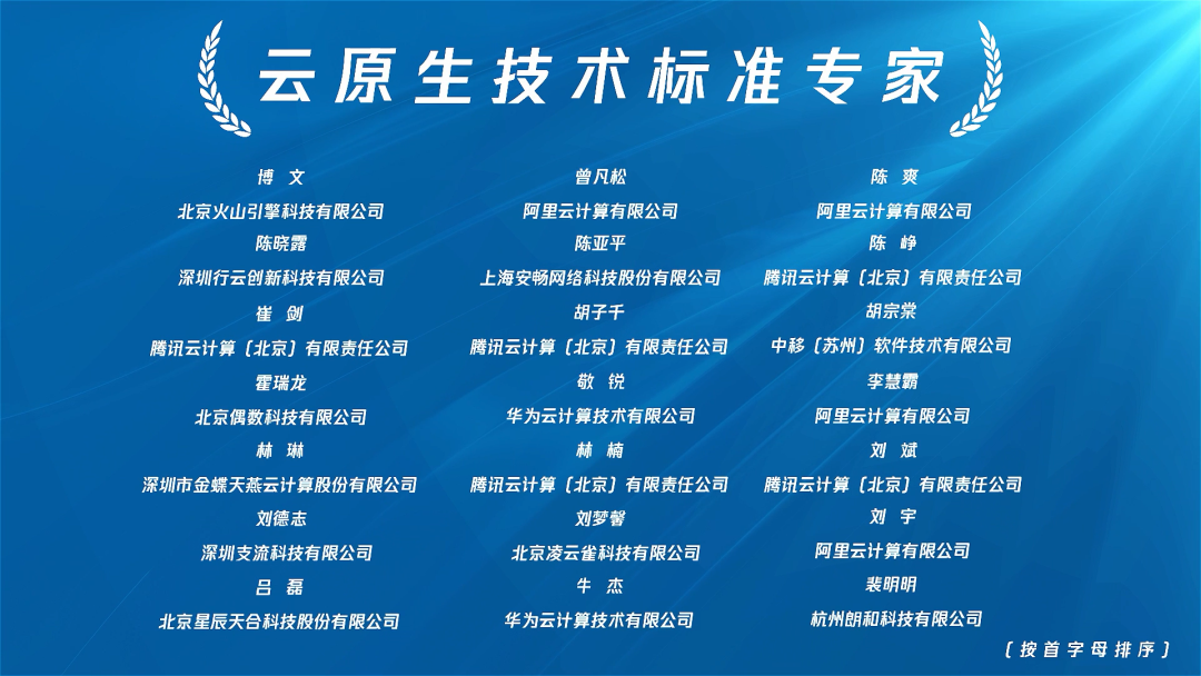 云原生技術(shù)標準專家